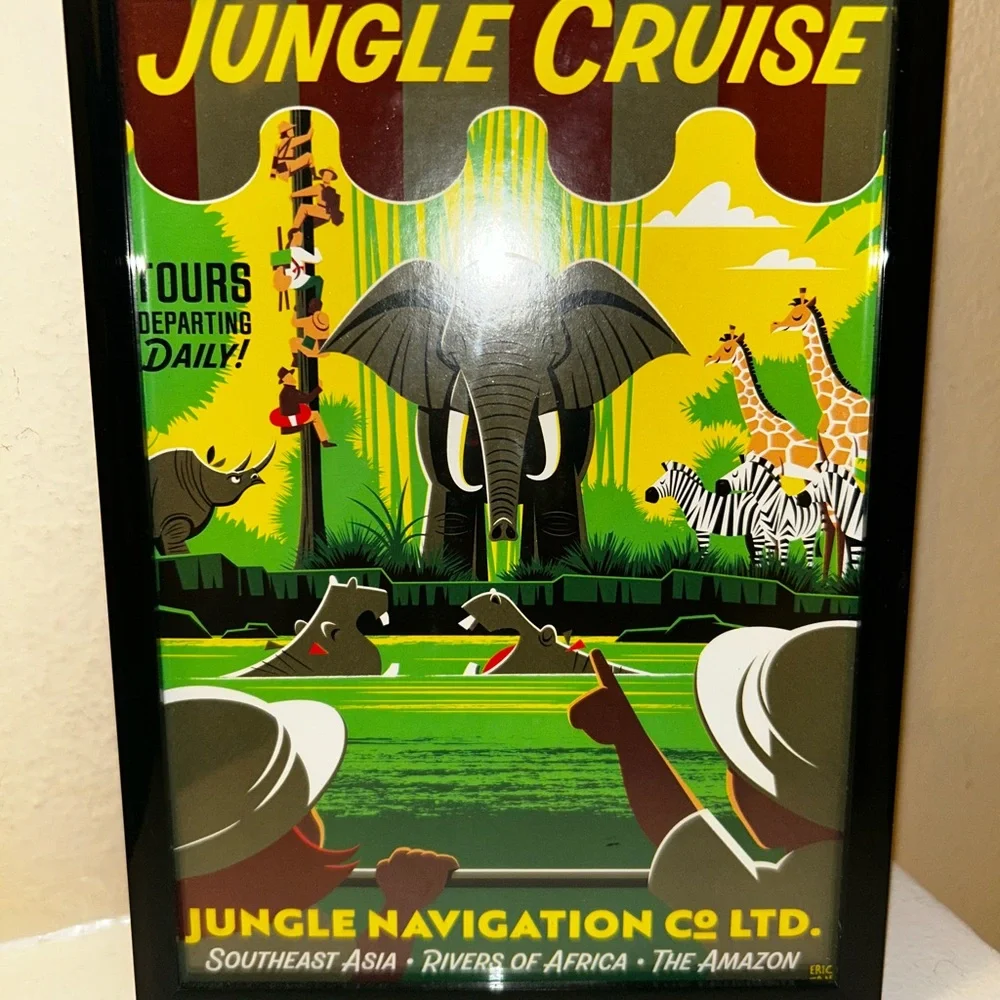 Framed Disney Wonderground Gallery 5X7 Postcard